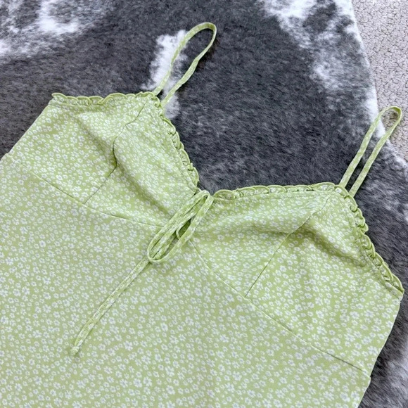 AE American Eagle Babydoll Mini Mesh Dress - Picture 5 of 13